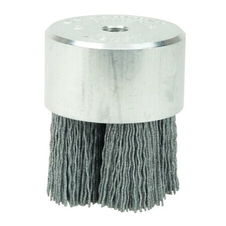 Weiler 1-3/4" Tufted Miniature Nylox Disc Brush, .035/180SC Crimped Fill 85753